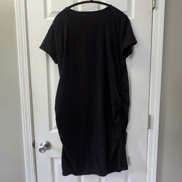Belle Sky Black Maternity Casual Dress Size 1X - Picture 3 of 8